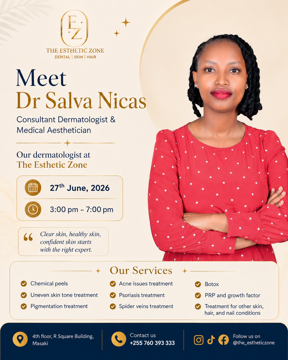 Meet Dr. Salva Nicas at The Esthetic Zone on 27 June 2026