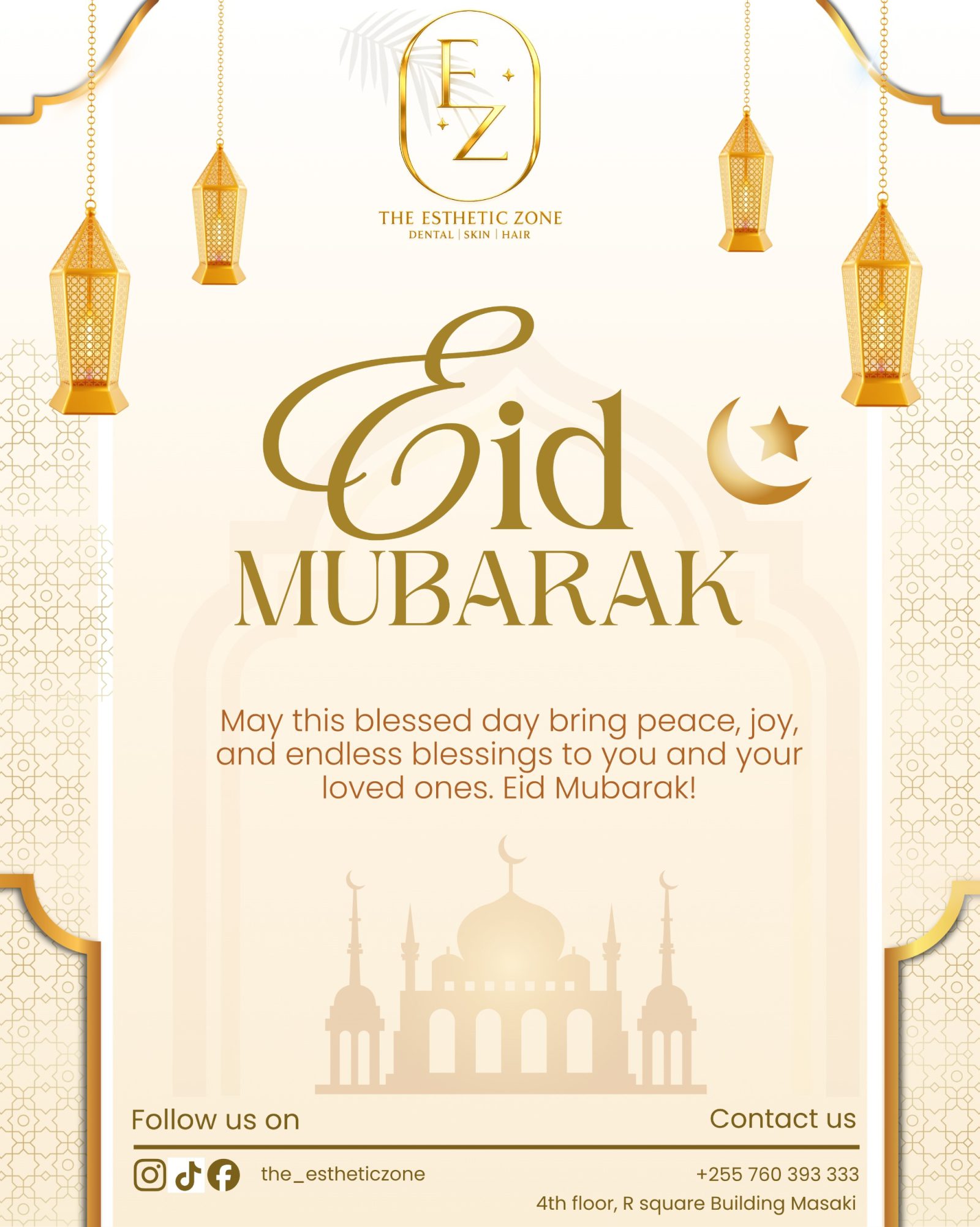 Eid Mubarak from The Esthetic Zone | Celebrating Joy & Smiles